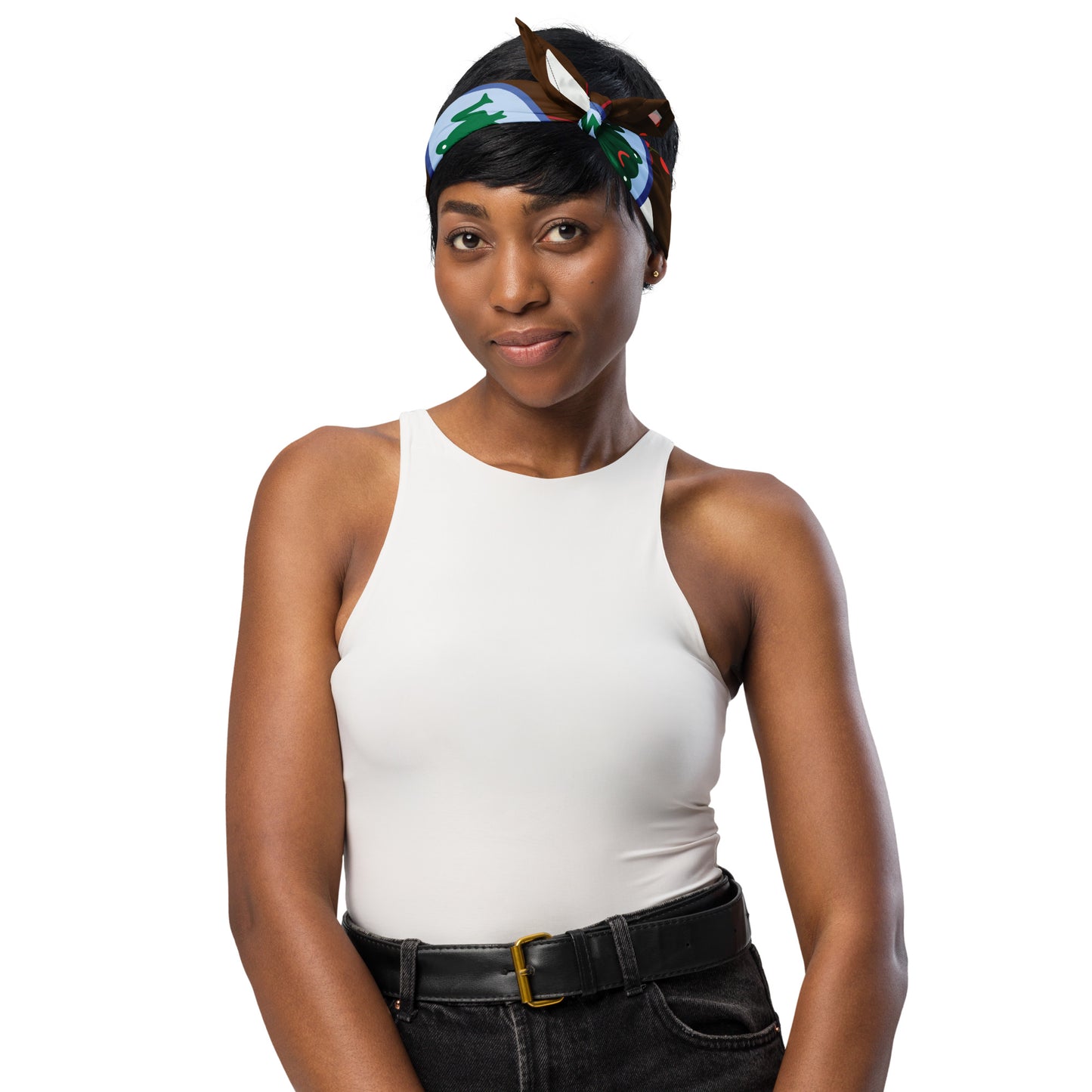 Goblincore all-over print bandana