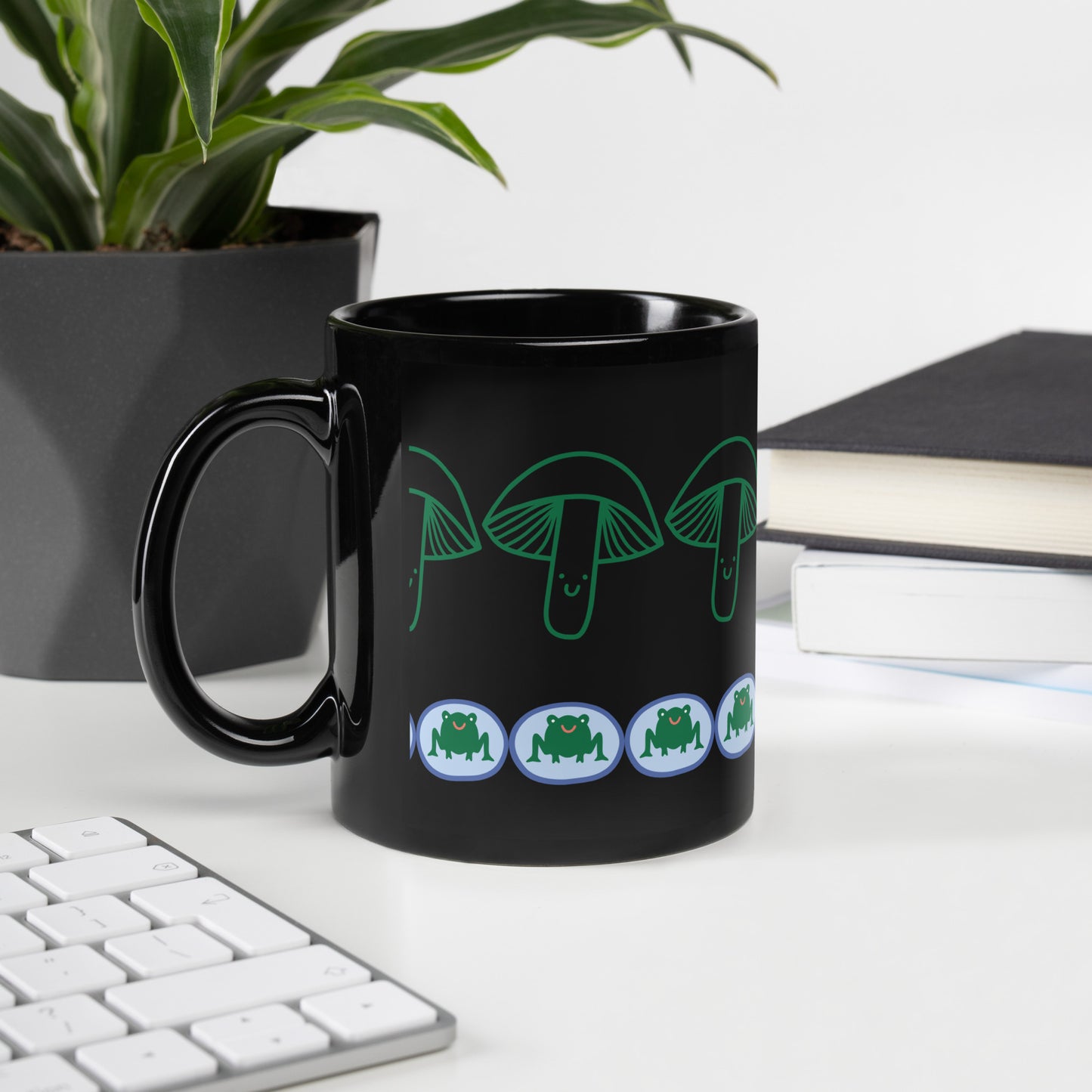 Black Glossy Mug
