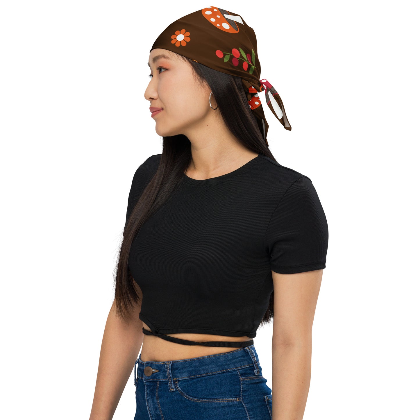 Goblincore all-over print bandana
