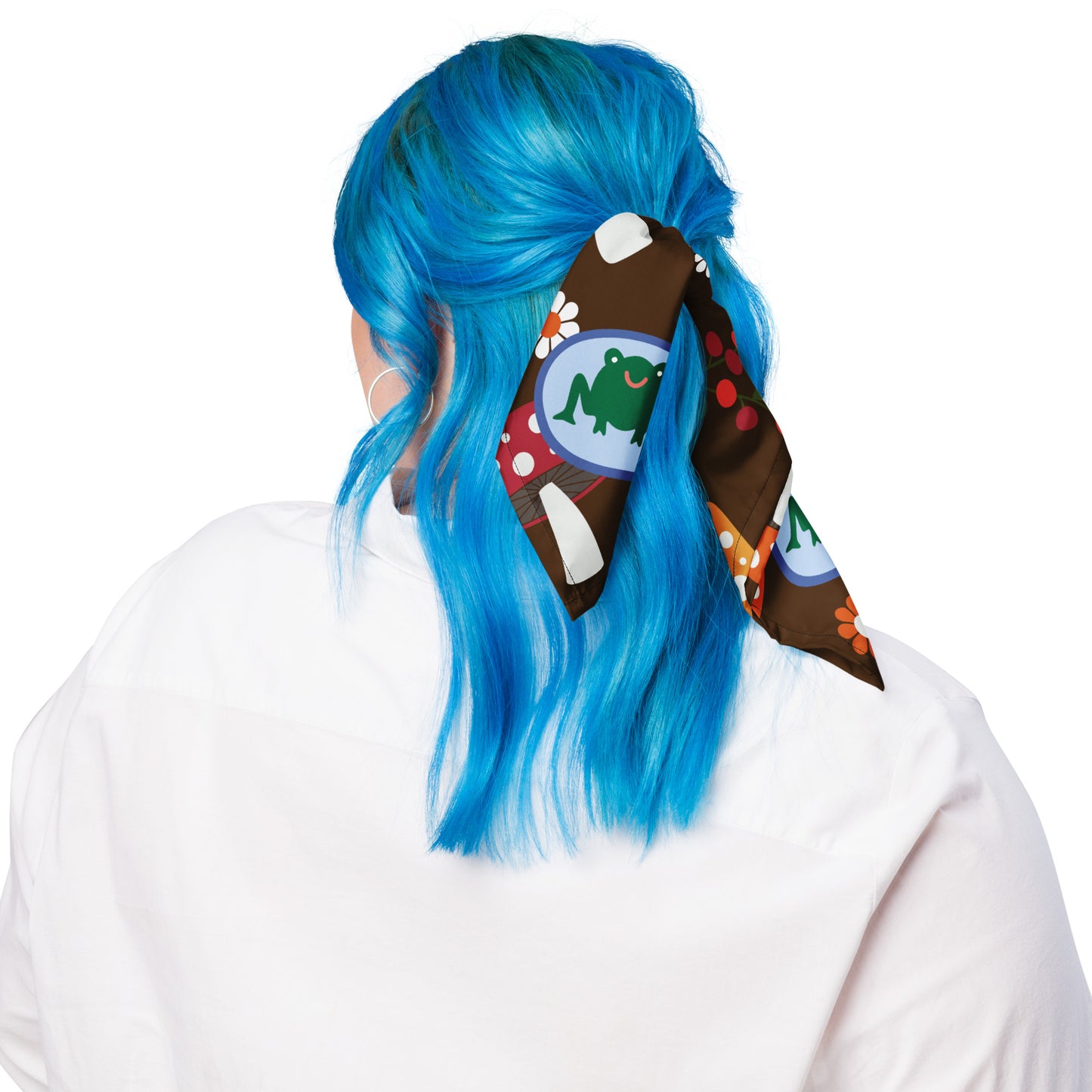 Goblincore all-over print bandana