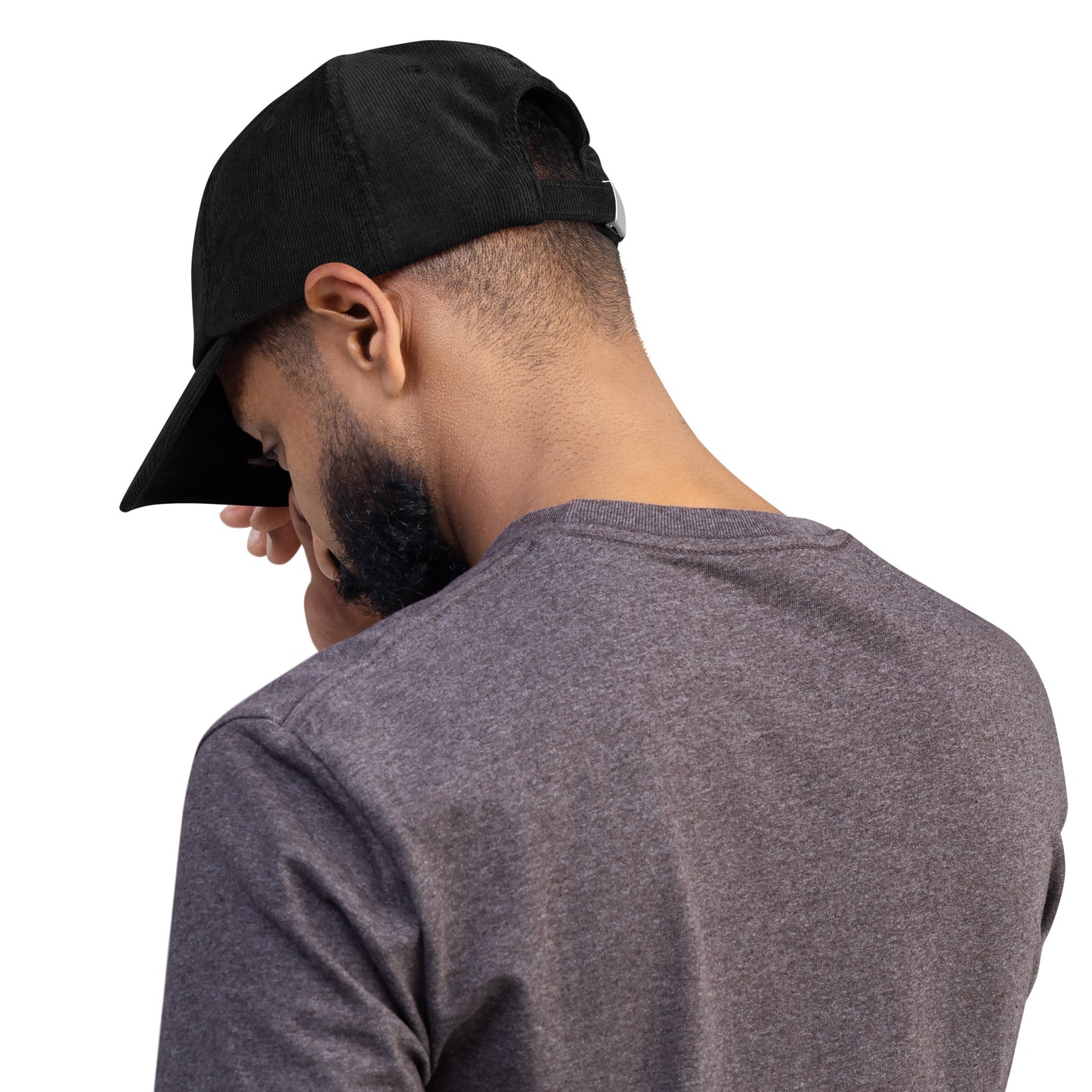 Mushroom corduroy hat