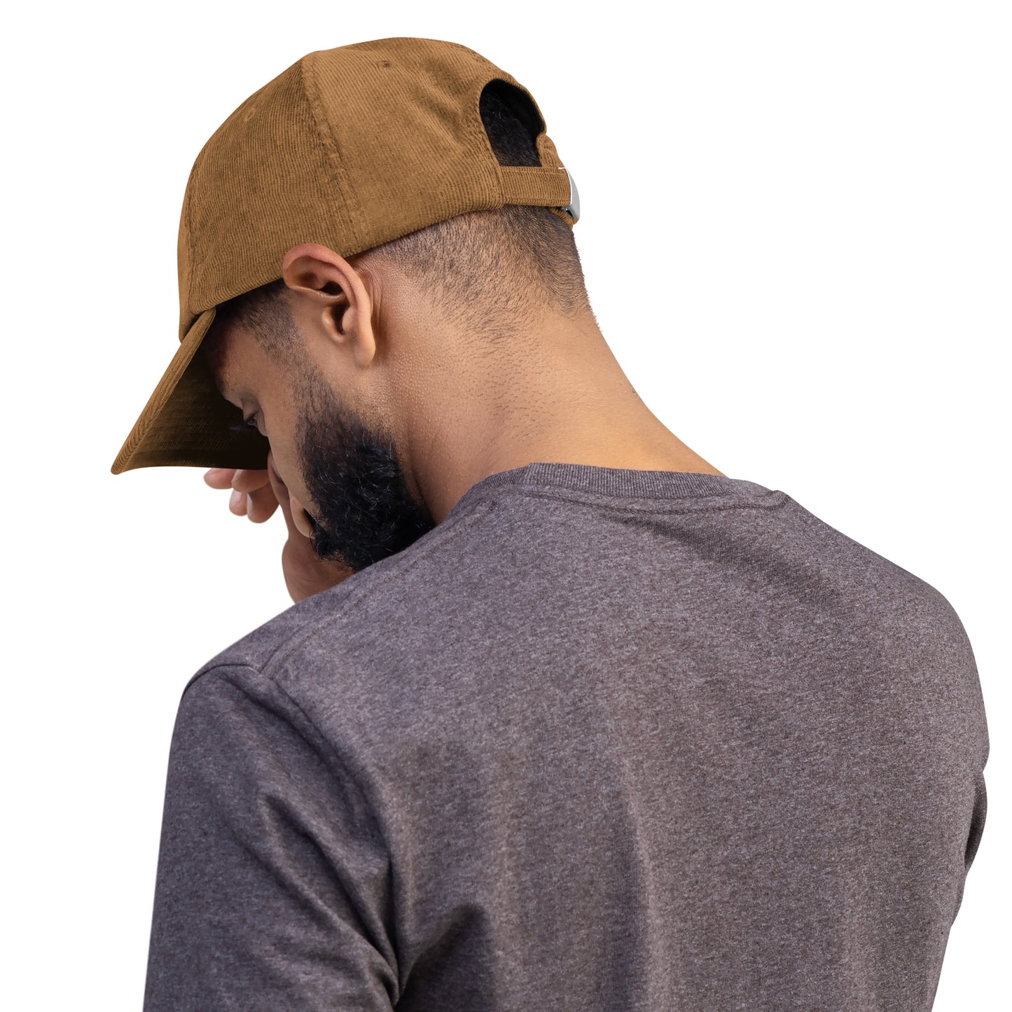 Mushroom corduroy hat
